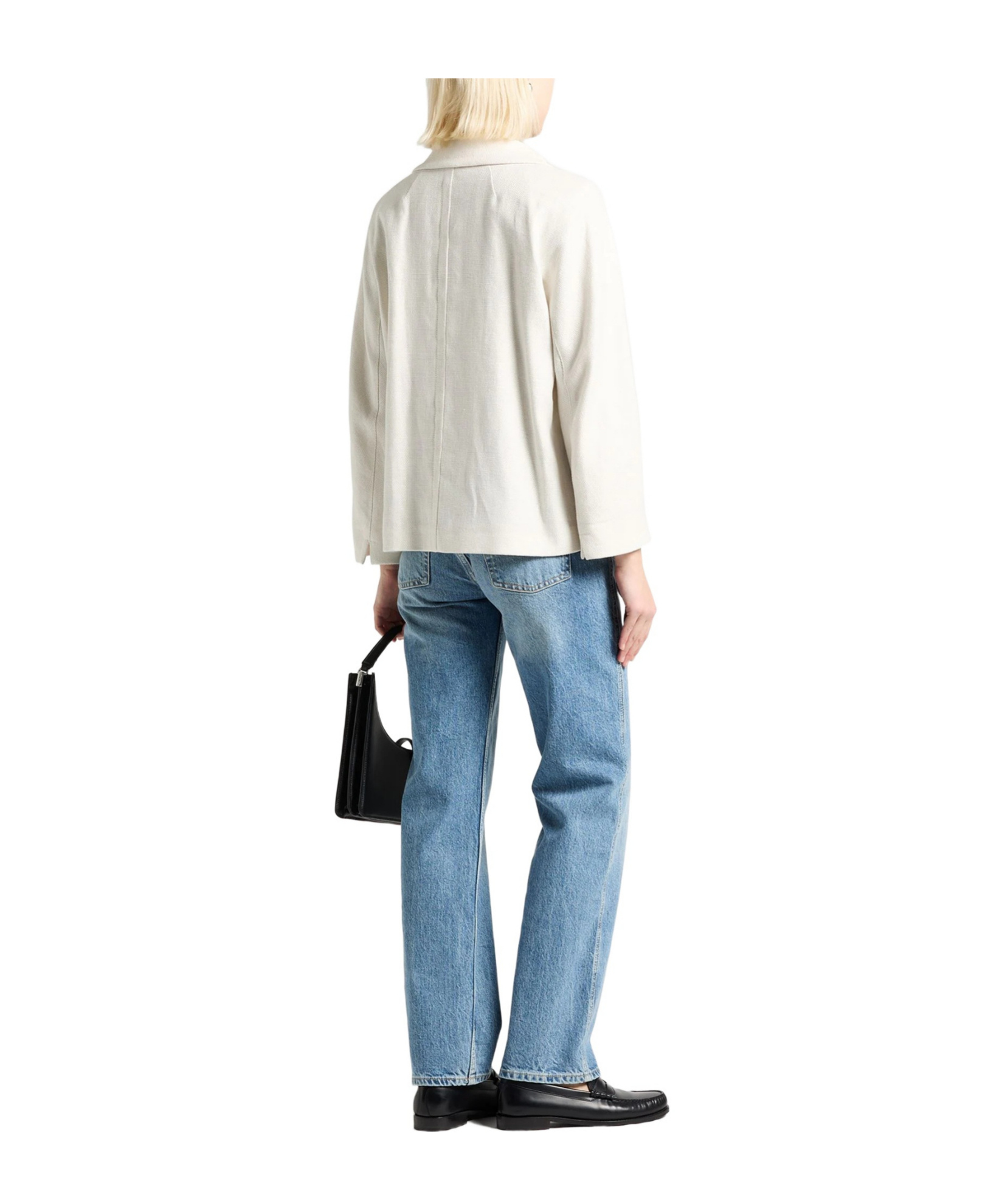 Max Mara Single-breasted Blazers In White