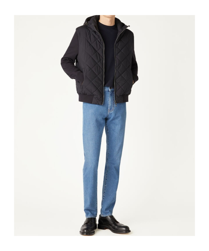 Loro Piana Belt-loop Jeans In Blue