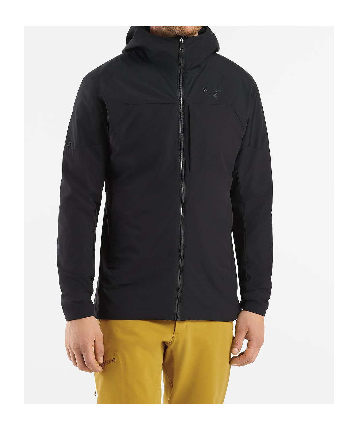 Arc'teryx Proton Hybrid Hooded Jacket In Black