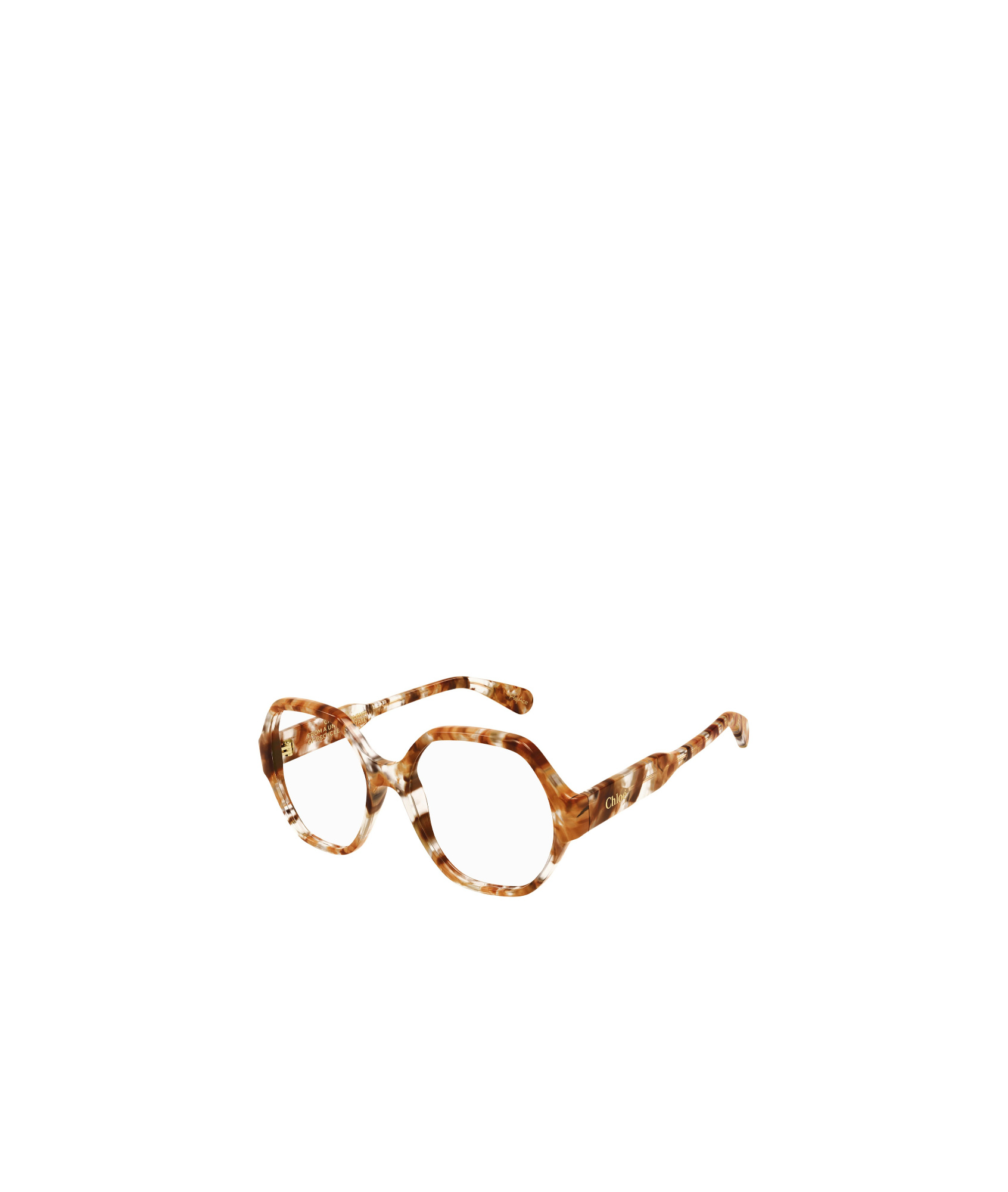 Chloé Full Frame Plain Mirror In Brown