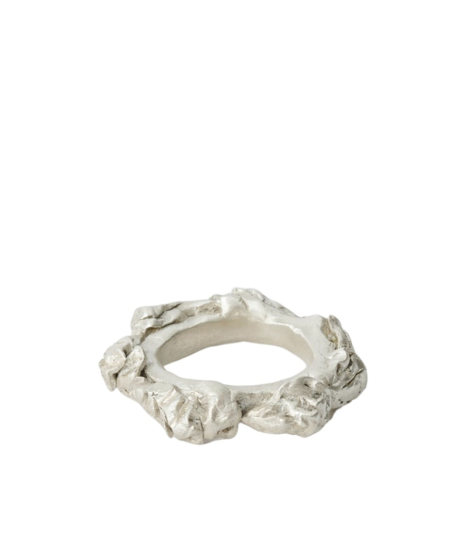 Our Legacy Oyster Ring Petite In Yellow