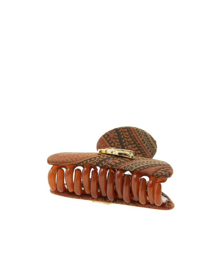 Etro Logo Hair Accessories In Yellow