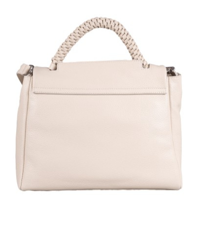 Shop Orciani Flip Shoulder Bag In Nude