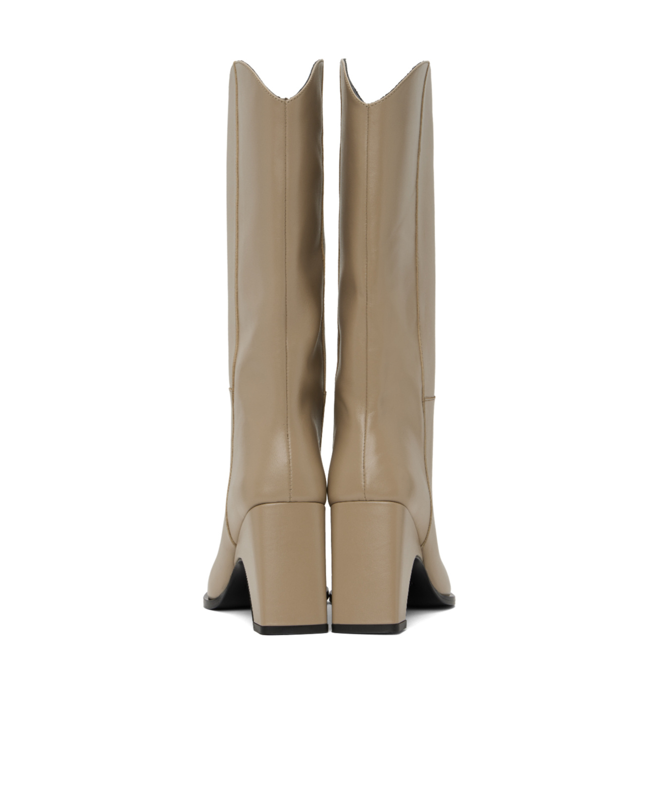 Coperni Pointed Toe Boots In Beige