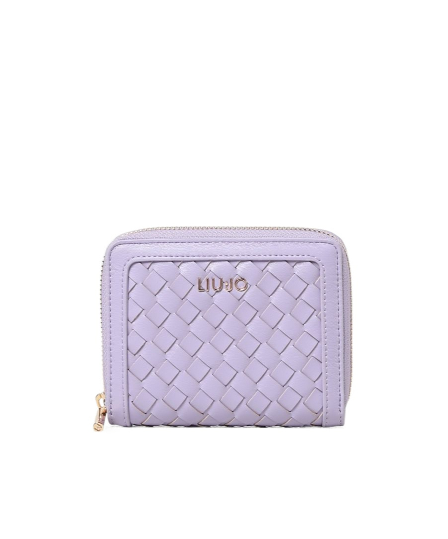 Liu •jo Interwoven Bi-fold Wallet In Purple