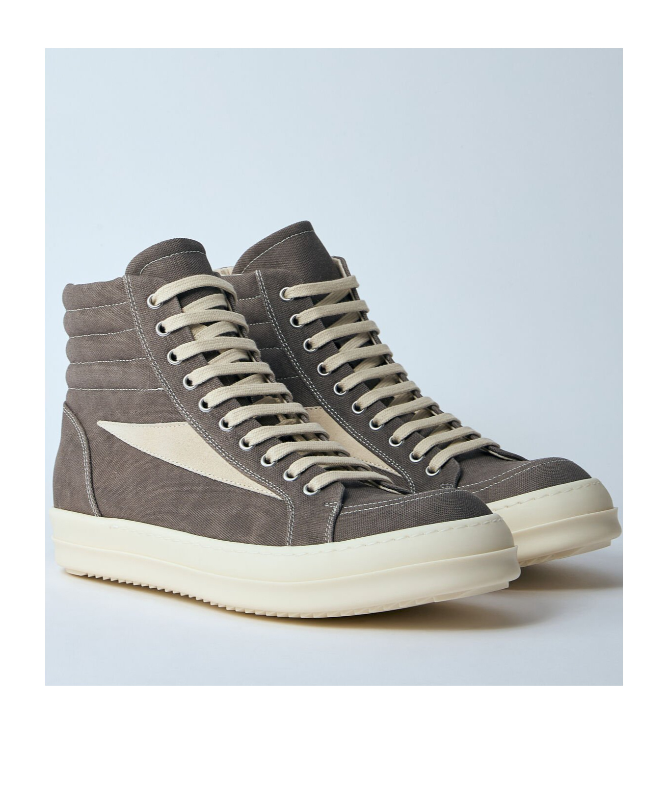 Rick Owens Drkshdw Drkshdw By Rick Owens Man Sneakers Khaki Size 11 Textile Fibers In Brown