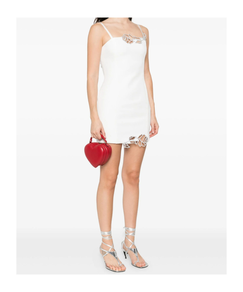 Moschino Heart-shaped Quilted Tote Bag In Red