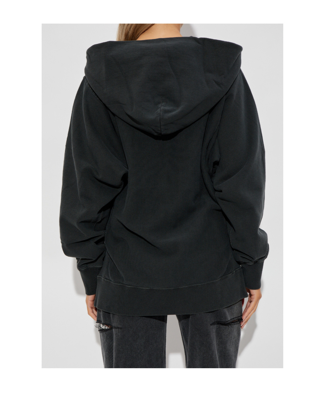 Maison Margiela Long-sleeved Sweatshirt In Black