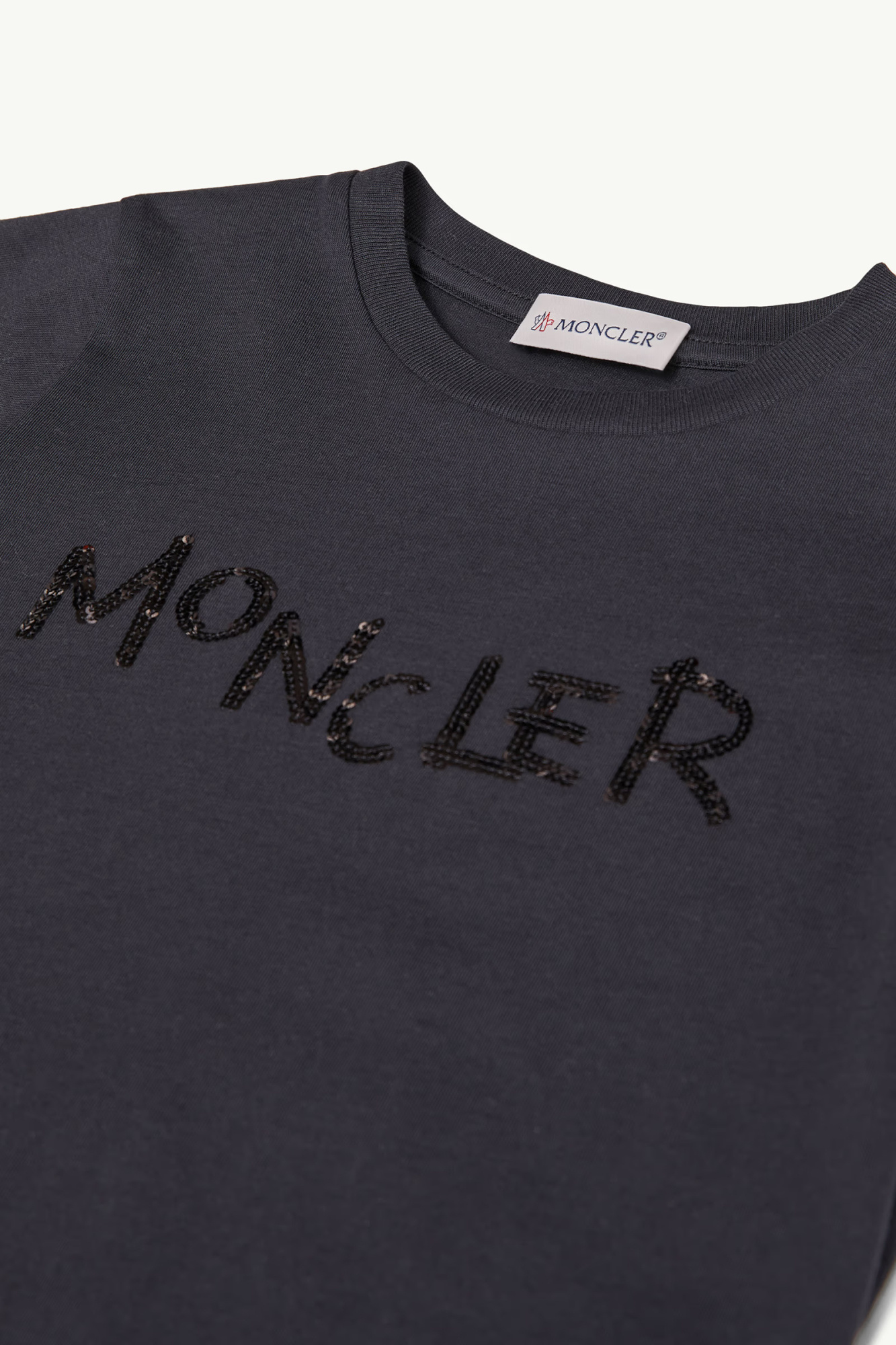 Moncler Short-sleeved T-shirt In Black