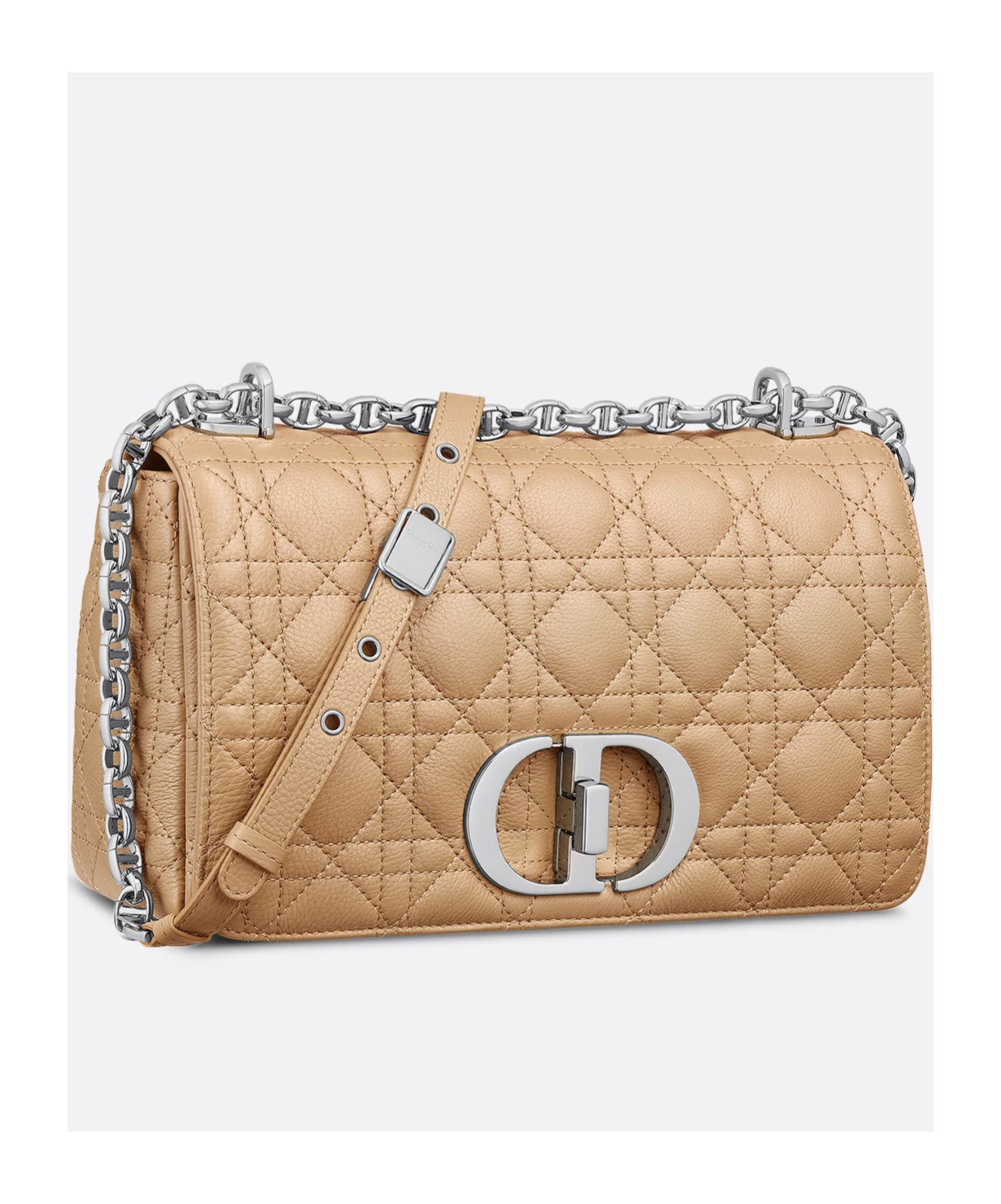 Shop Dior Mid-size Caro Shoulder Bag In Brown