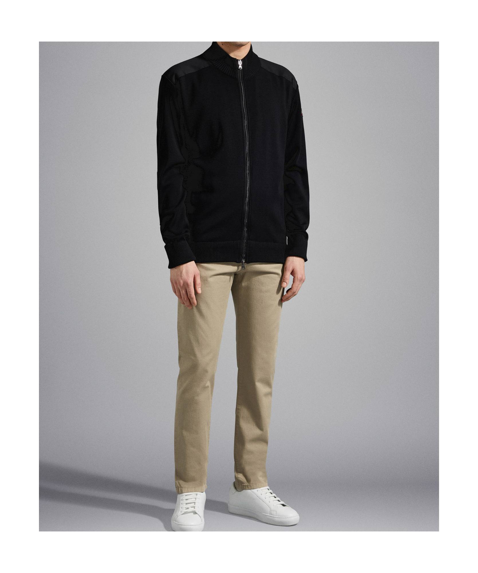 Paul & Shark Zipped Jacket In Black