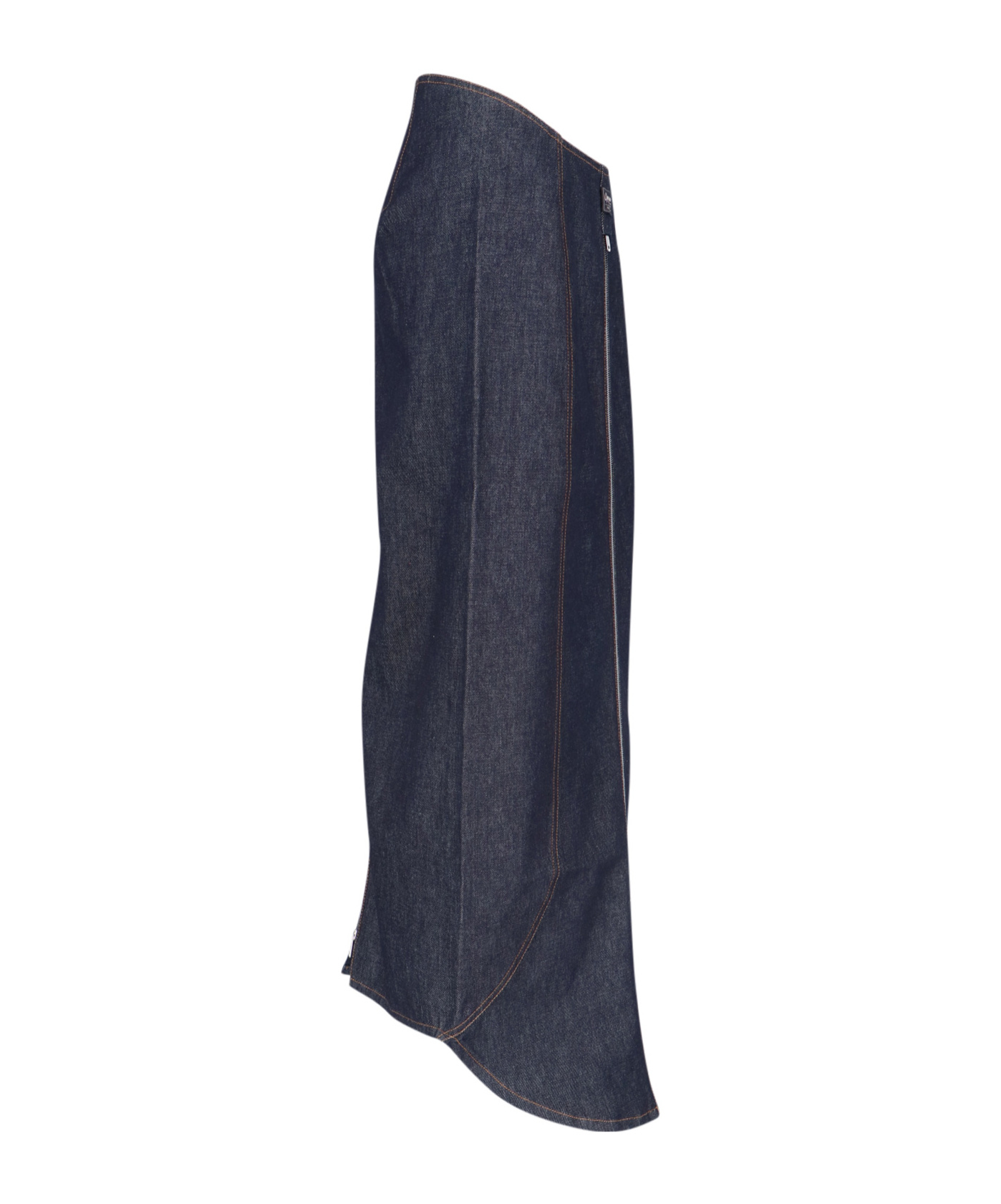 Coperni Maxi Sheath Skirt In Black