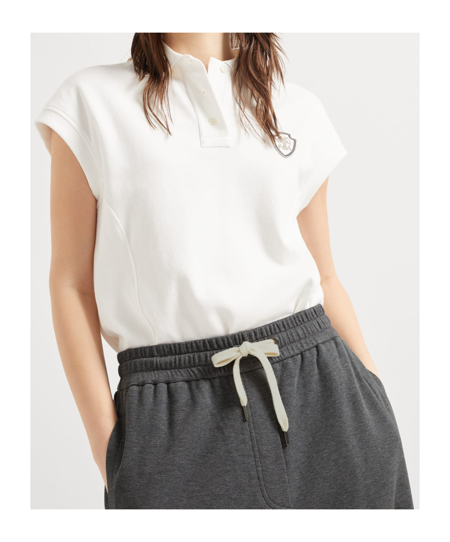 BRUNELLO CUCINELLI DRAWSTRING TRACK PANTS
