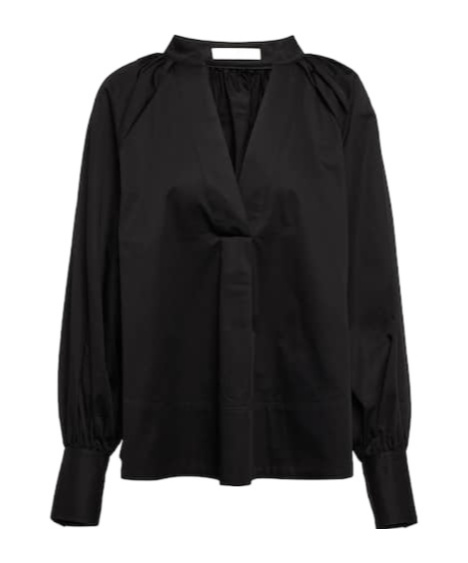 Co V-neck Shirt In Black