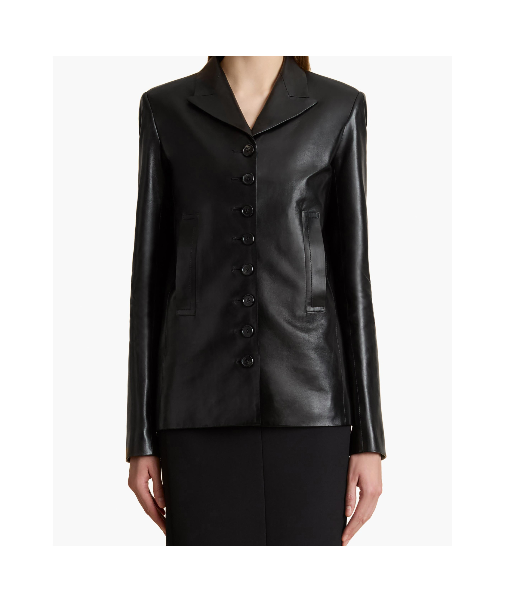 Shop Khaite Saraphina Blazer In Black