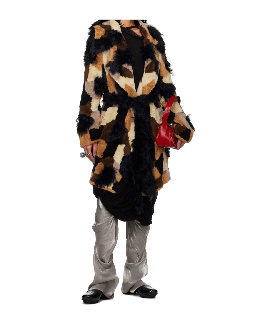 Kiko Kostadinov Multicolor Orpheus Coat In Multi