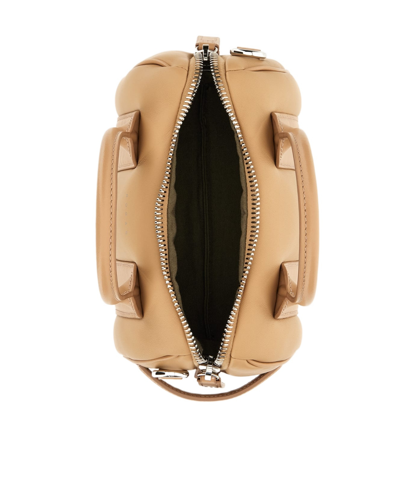 Hogan Bam Bam Bowling Bag Mini In Nude