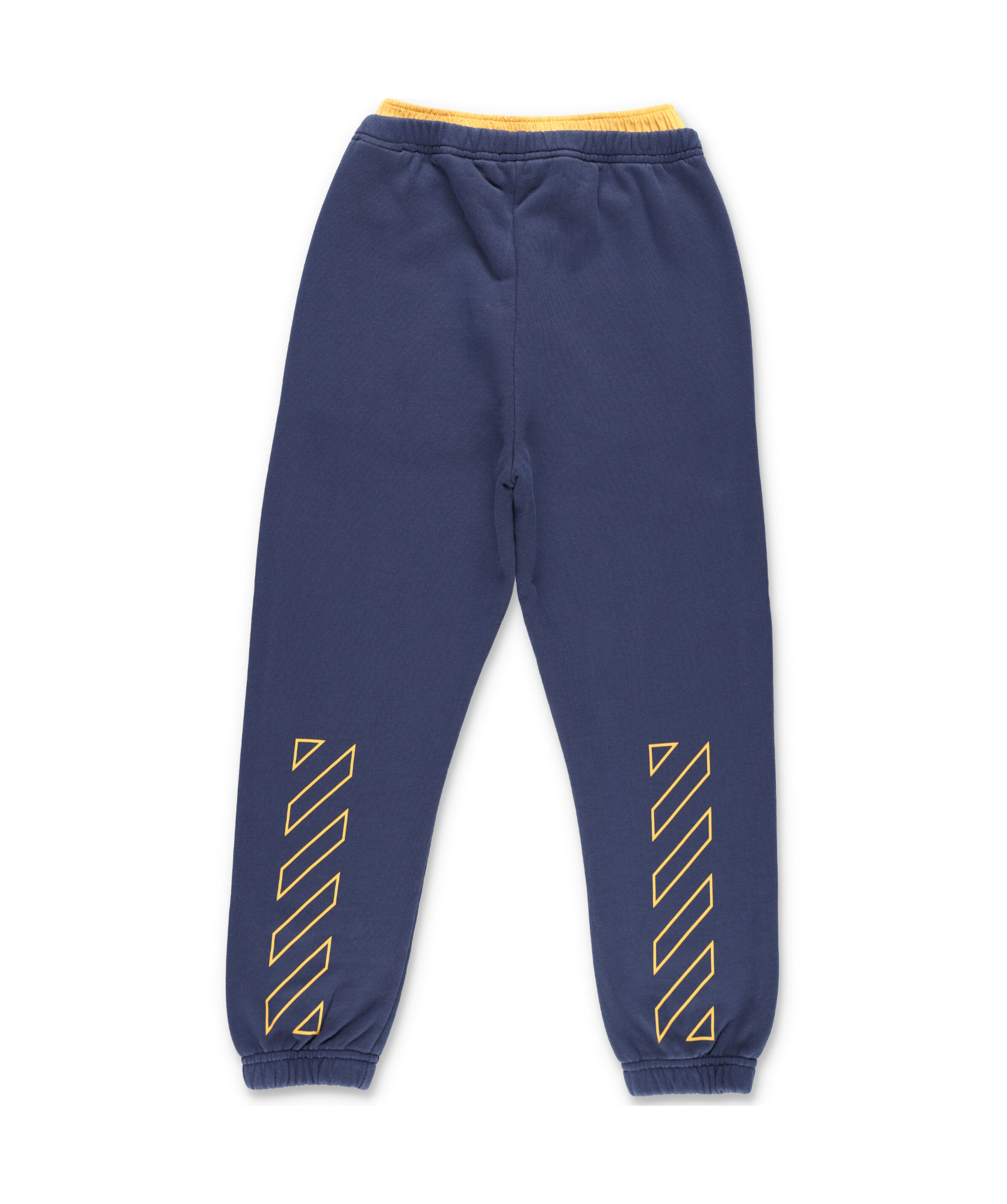 Off-white Boy's Off Stamp Two-tone Sweatpants In Blue