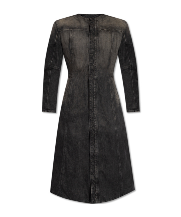 Diesel De-sy-s Denim Coat In Black