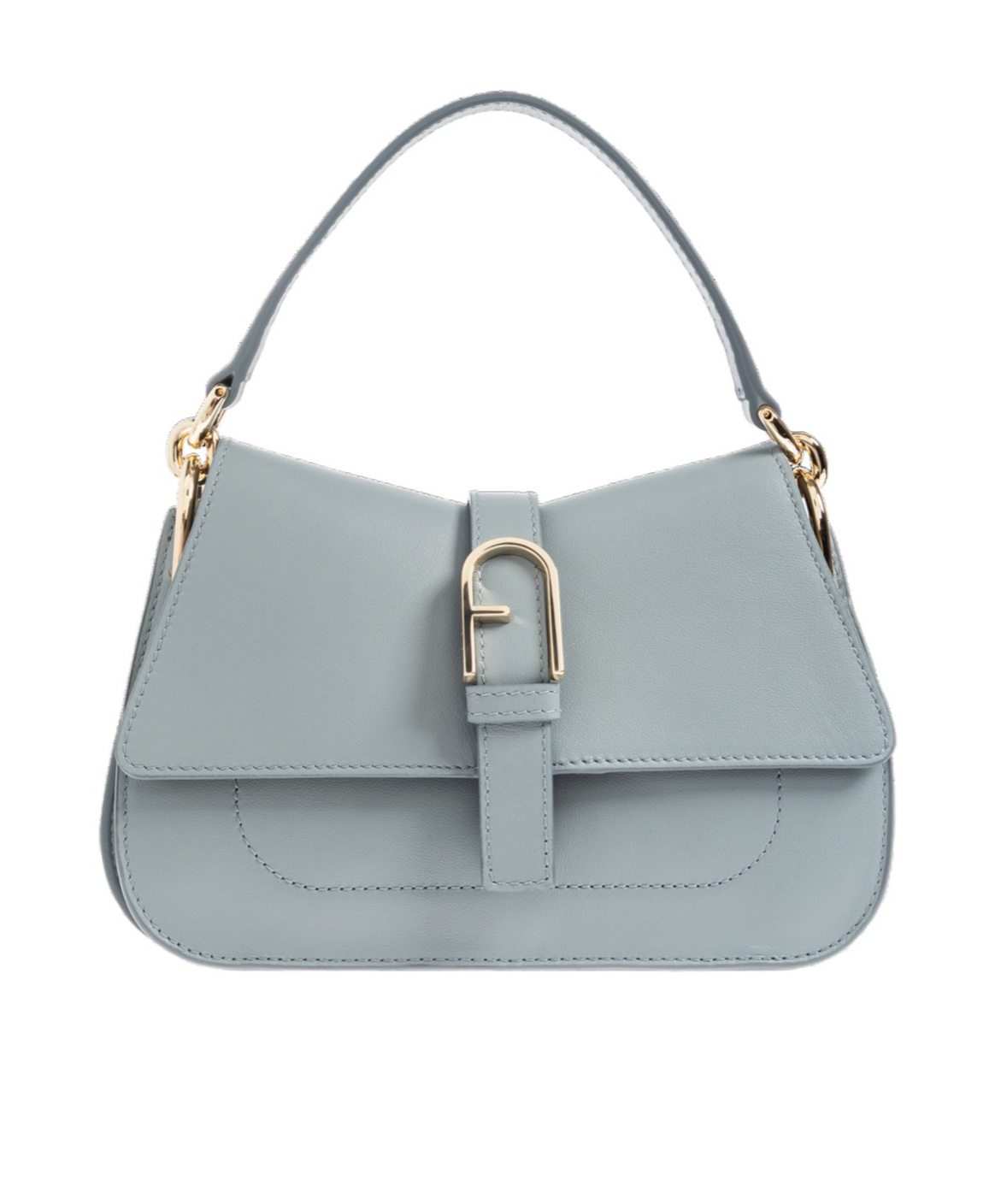 Furla Logo Shoulder Bag In Blue