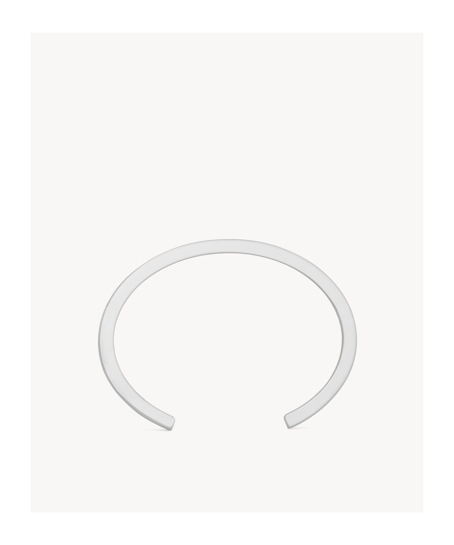 Saint Laurent Logo Bracelet In White