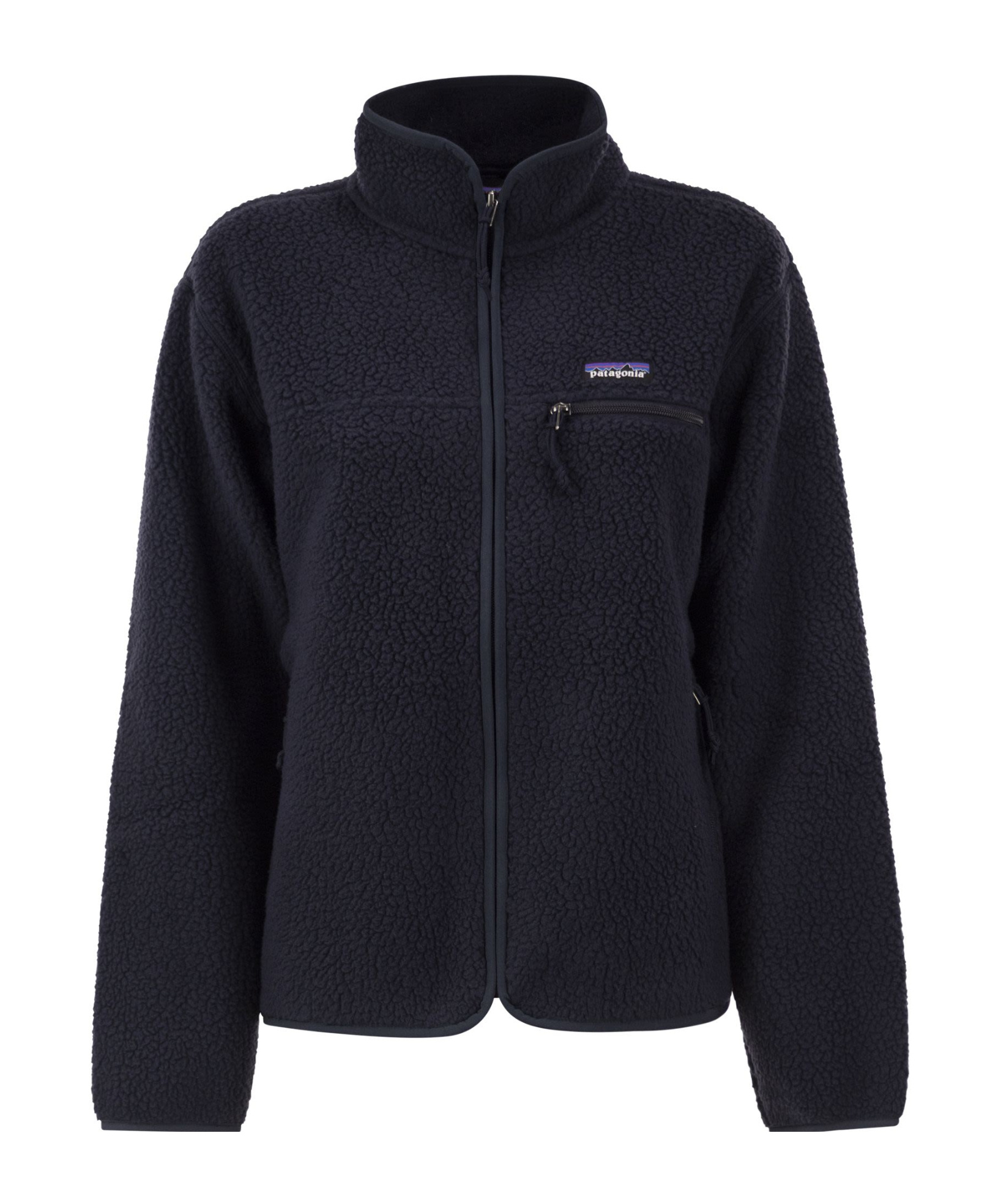 Patagonia Zip-up Fleece Jacket In Black