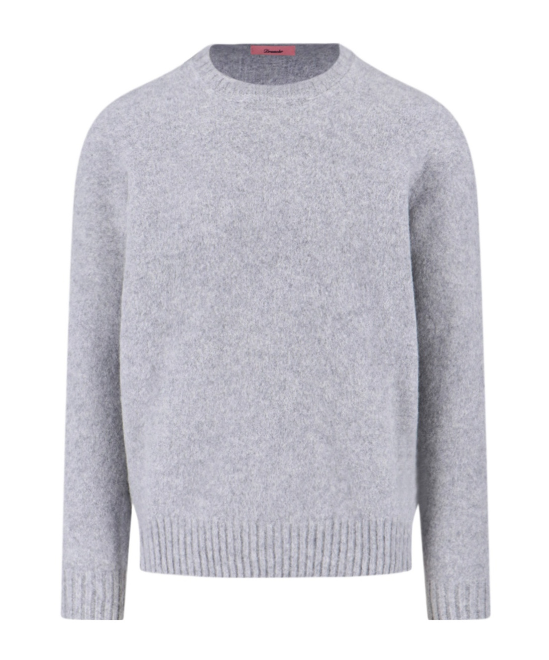 Drumohr Lambswool Crew-neck Sweater In Gray