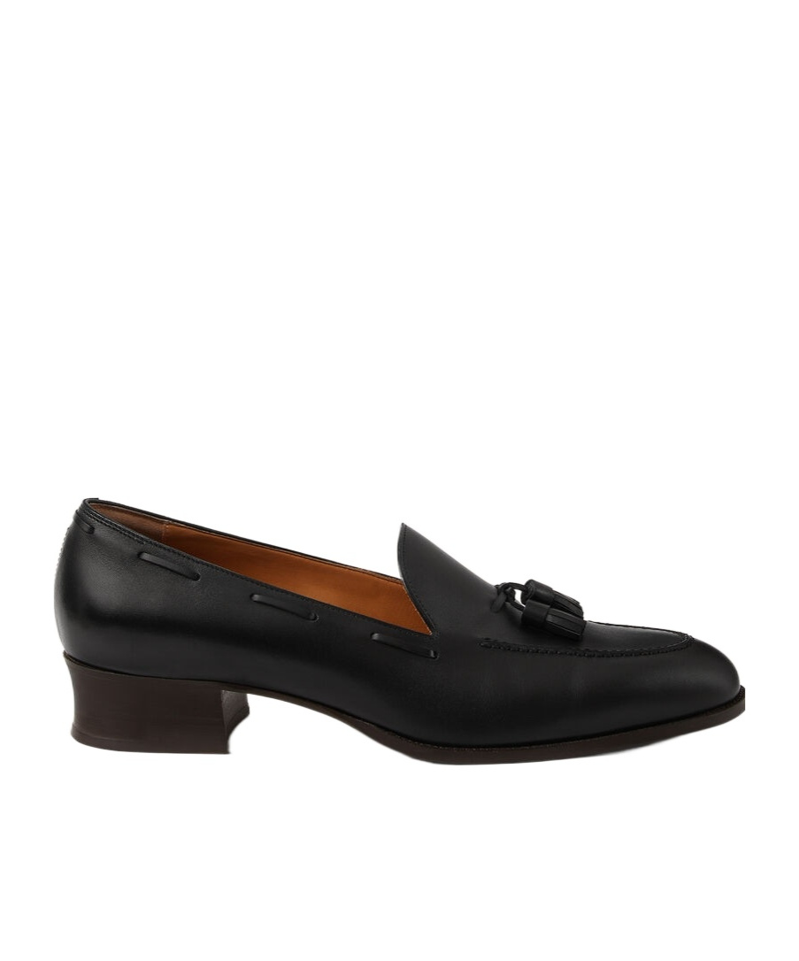Loro Piana Serge Tassel Loafer In Black