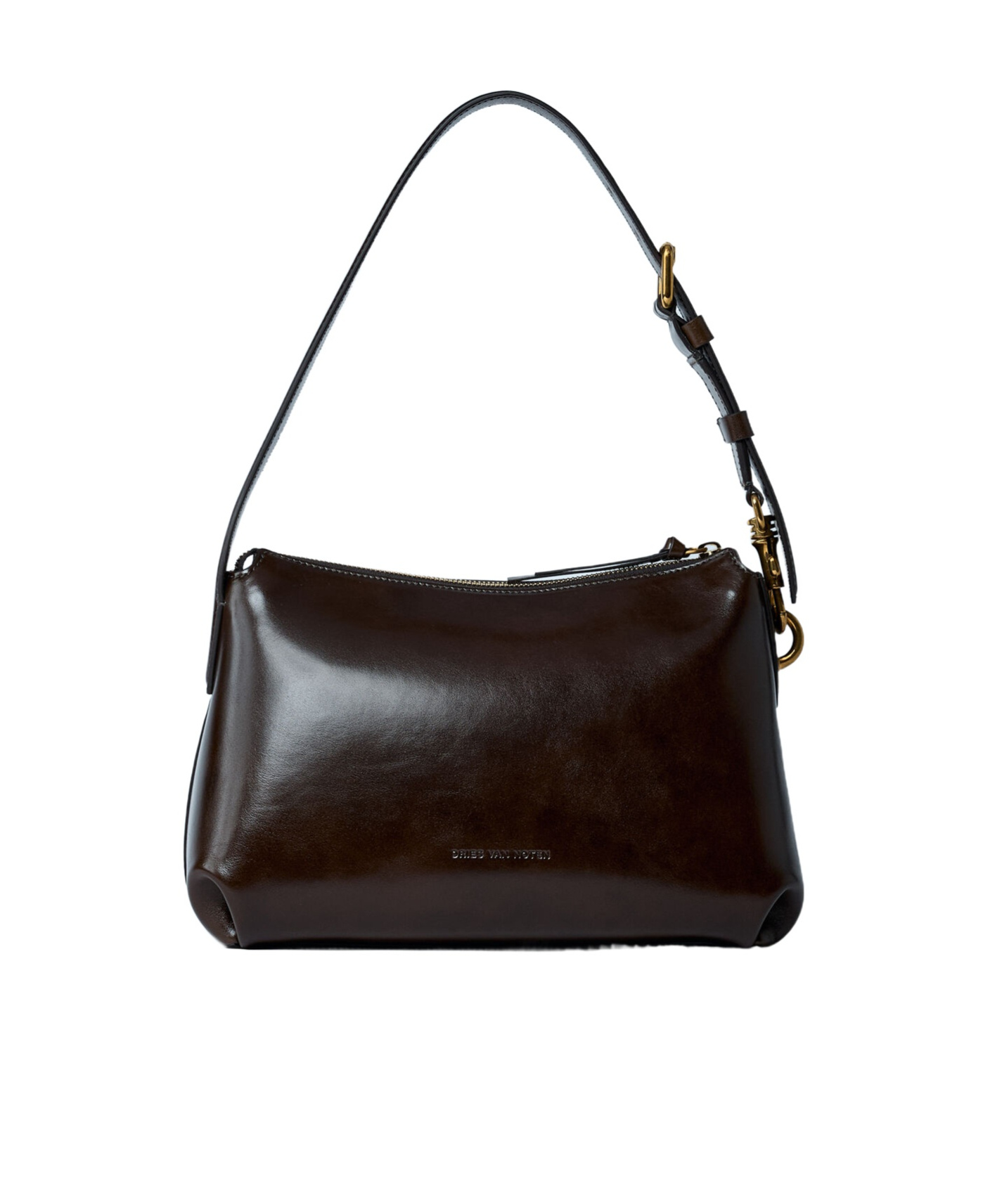 Dries Van Noten Women Leather Shoulder Bag In Brown