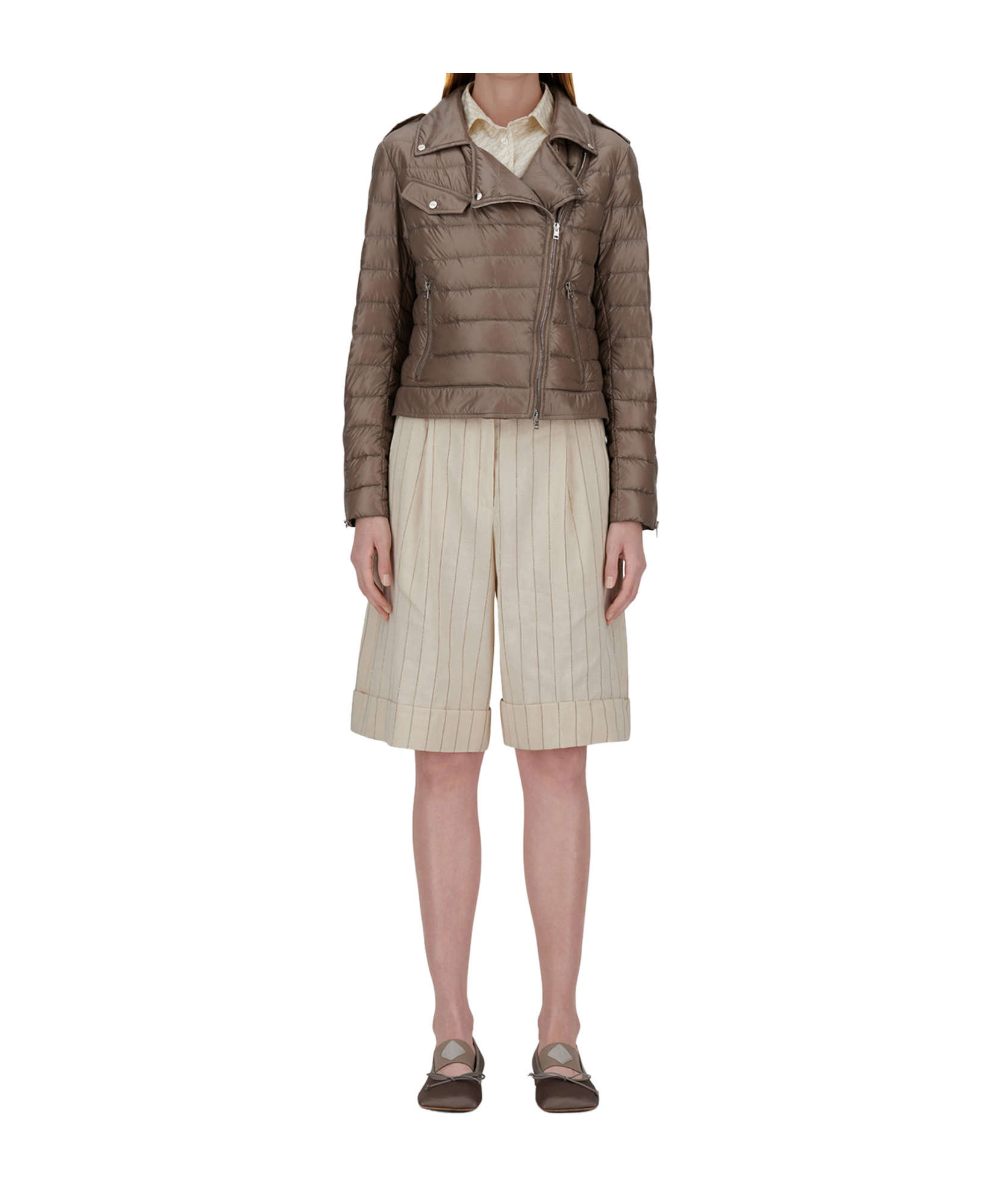 Herno Ultralight Bomber Jacket In Brown