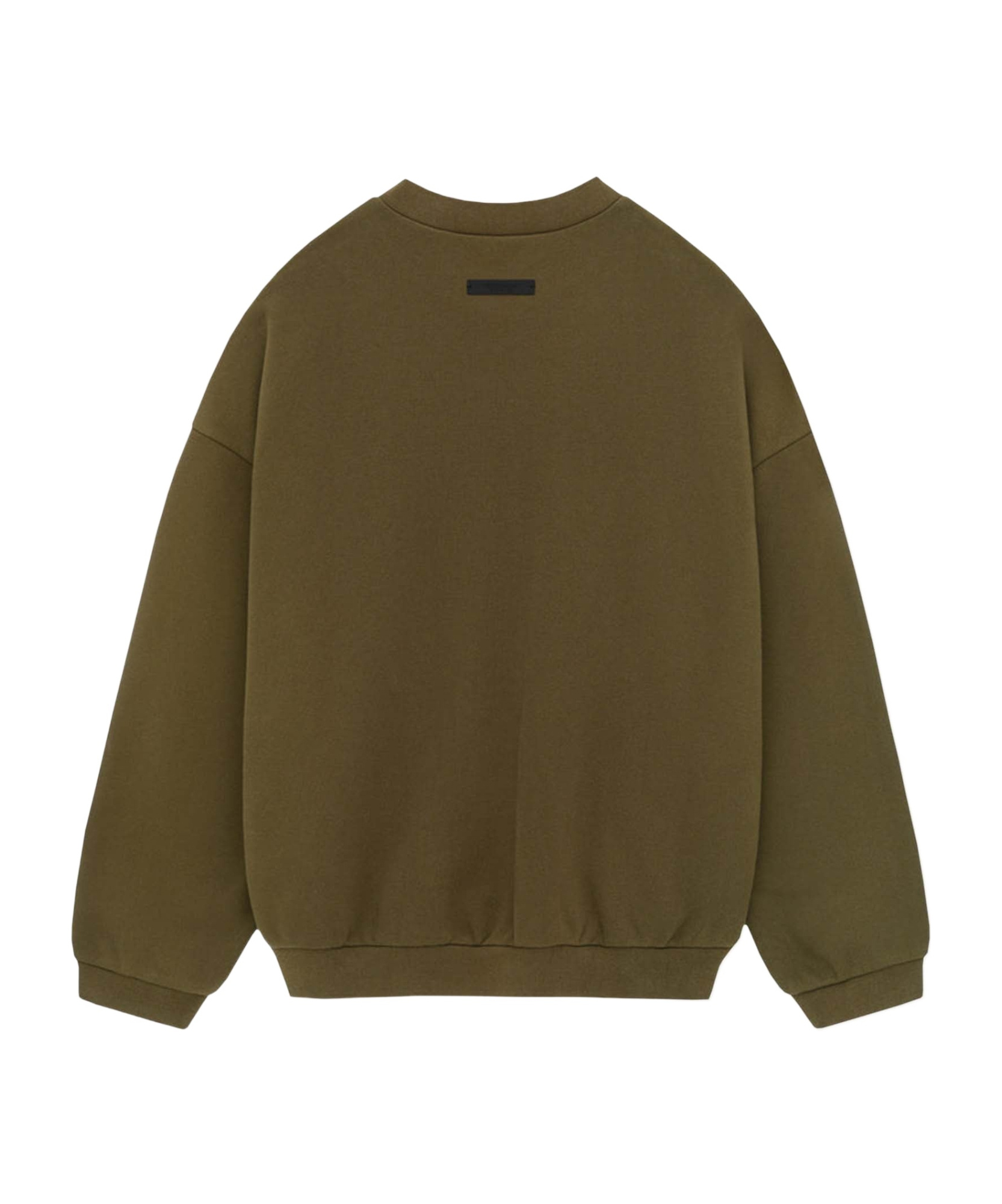 Essentials Round-neck Long-sleeve Sweatshirt In Green