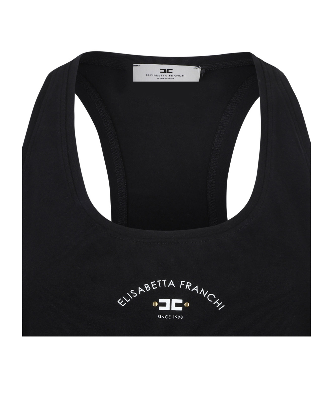 Elisabetta Franchi T-shirts And Polos In Black