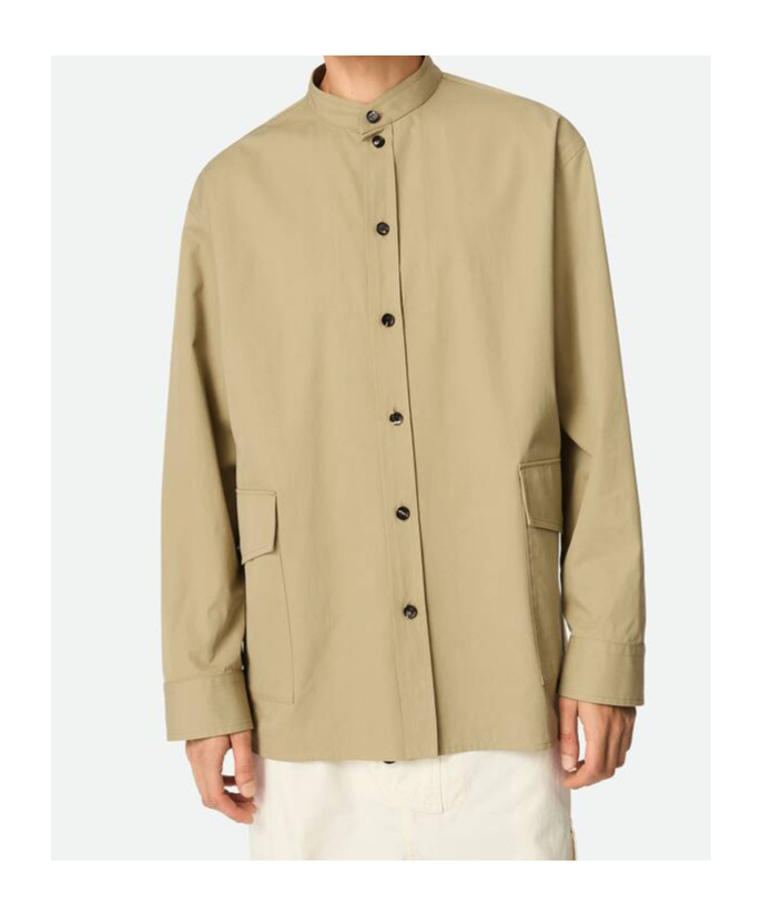 Bottega Veneta Long-sleeved Casual Jacket In Nude
