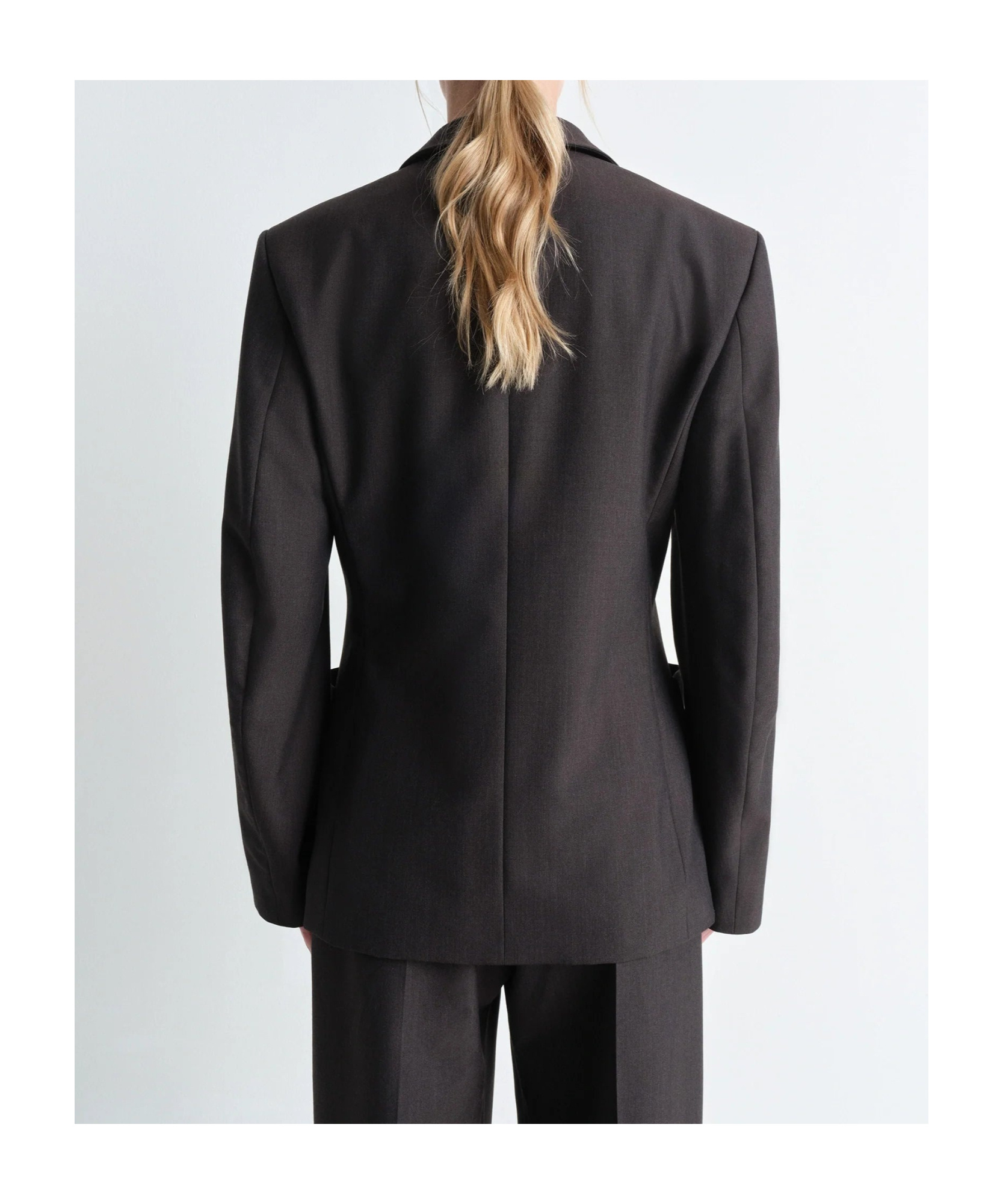 Lemaire Double-breasted Blazer In Black