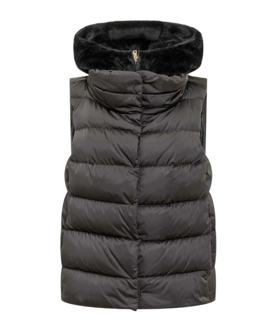 Herno Vest-style Down Jacket In Black