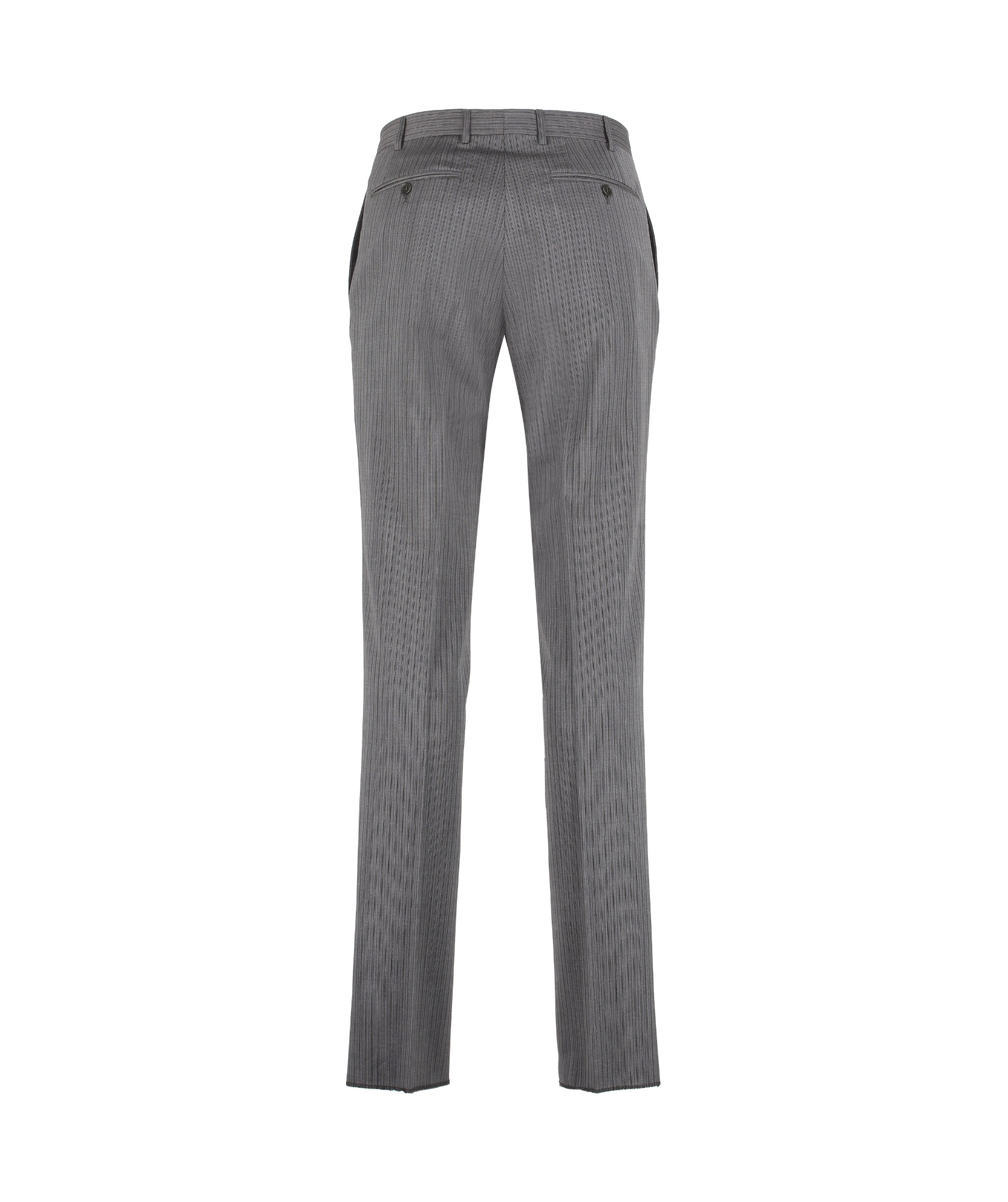 Canali Belt Loops Slacks In Gray