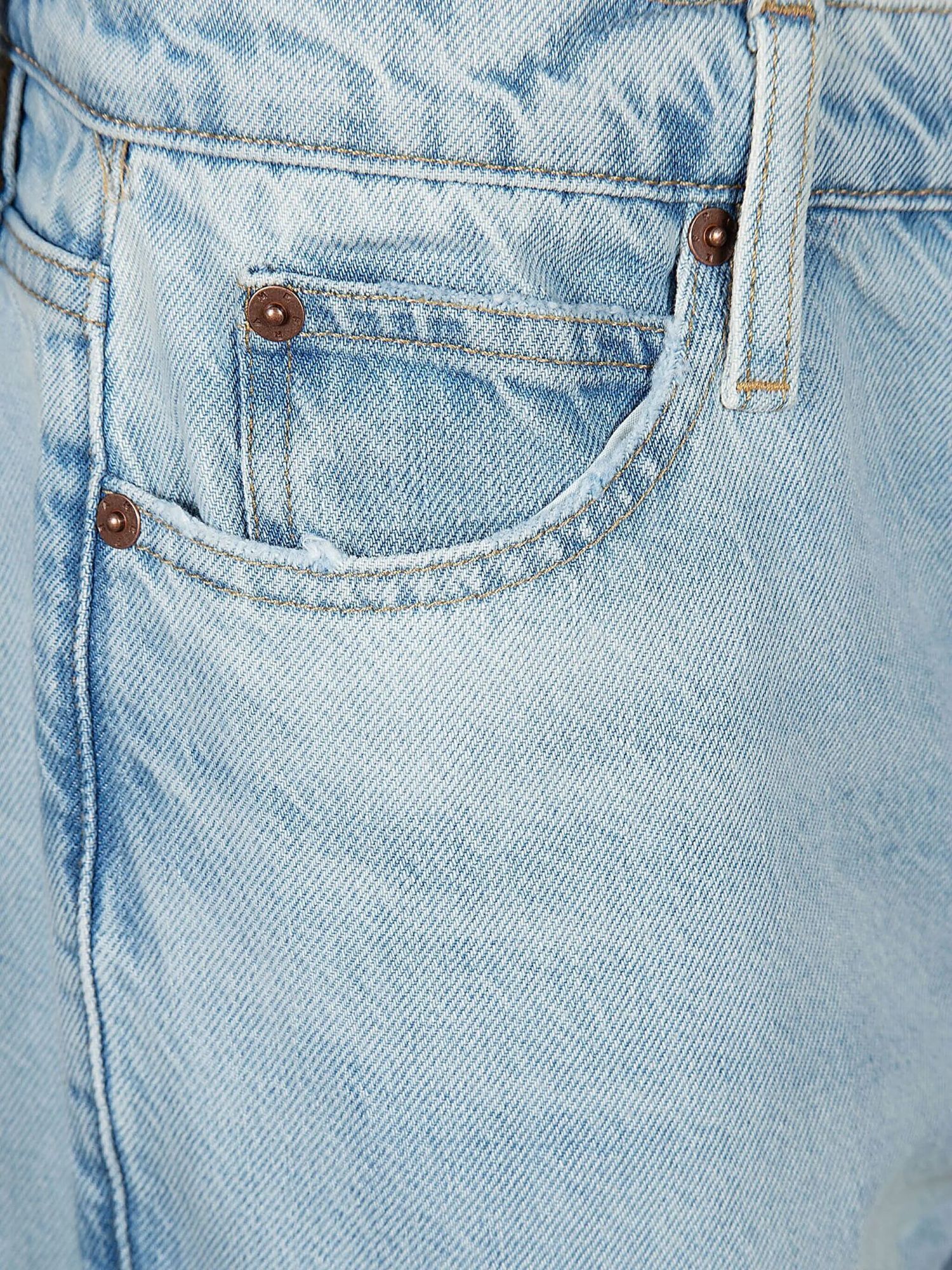 Frame The Vertical High Waist Ankle Relaxed Straight Leg Jeans In Gray