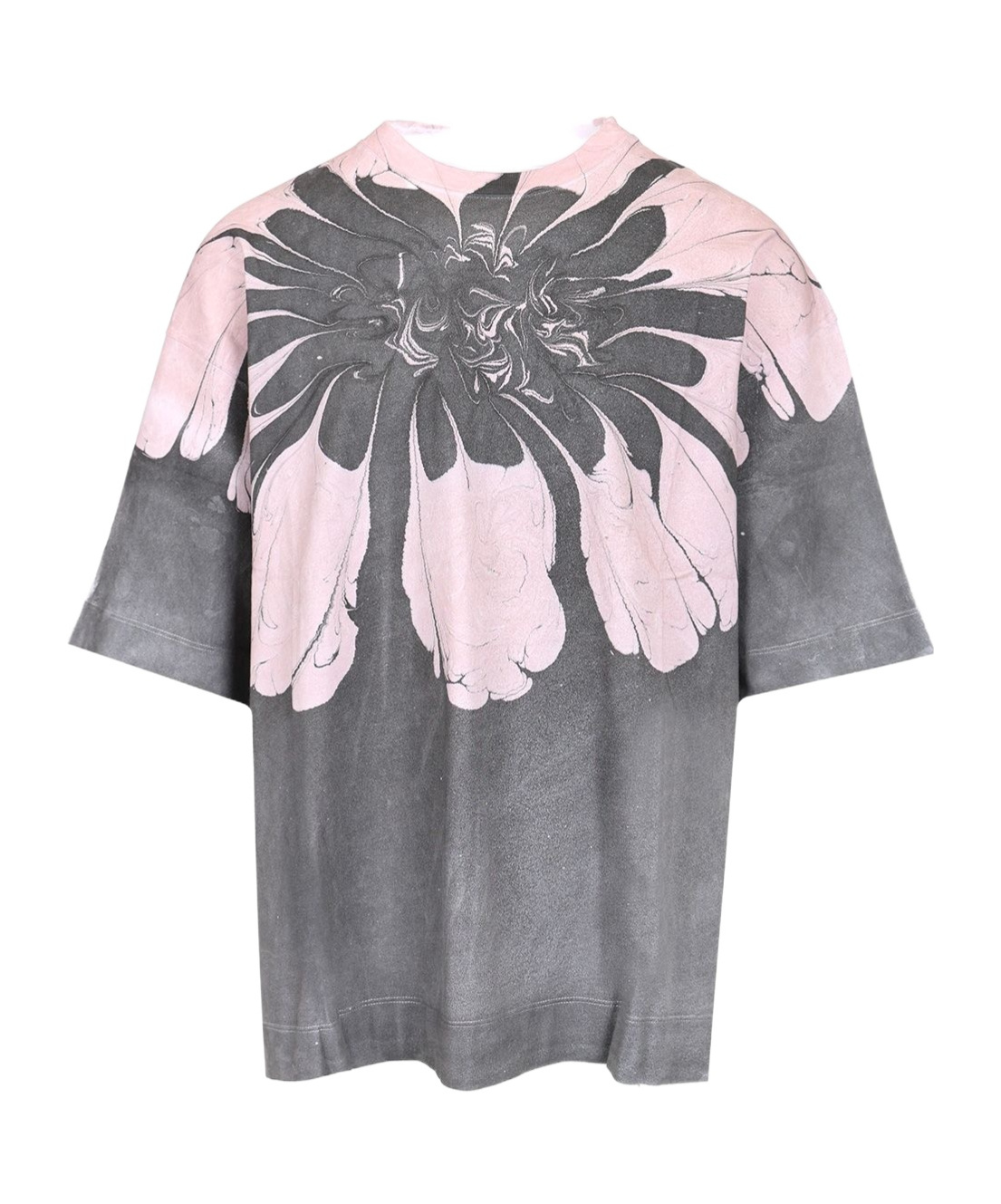 Dries Van Noten Open-necked Black Shirt In Gray