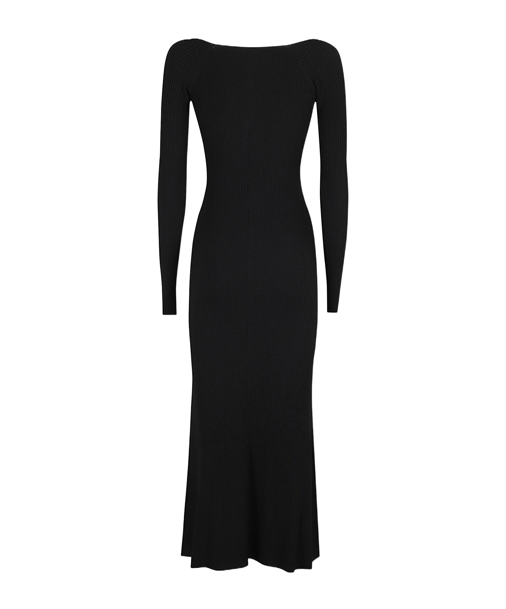 Moschino Long Sleeve Dress In Black