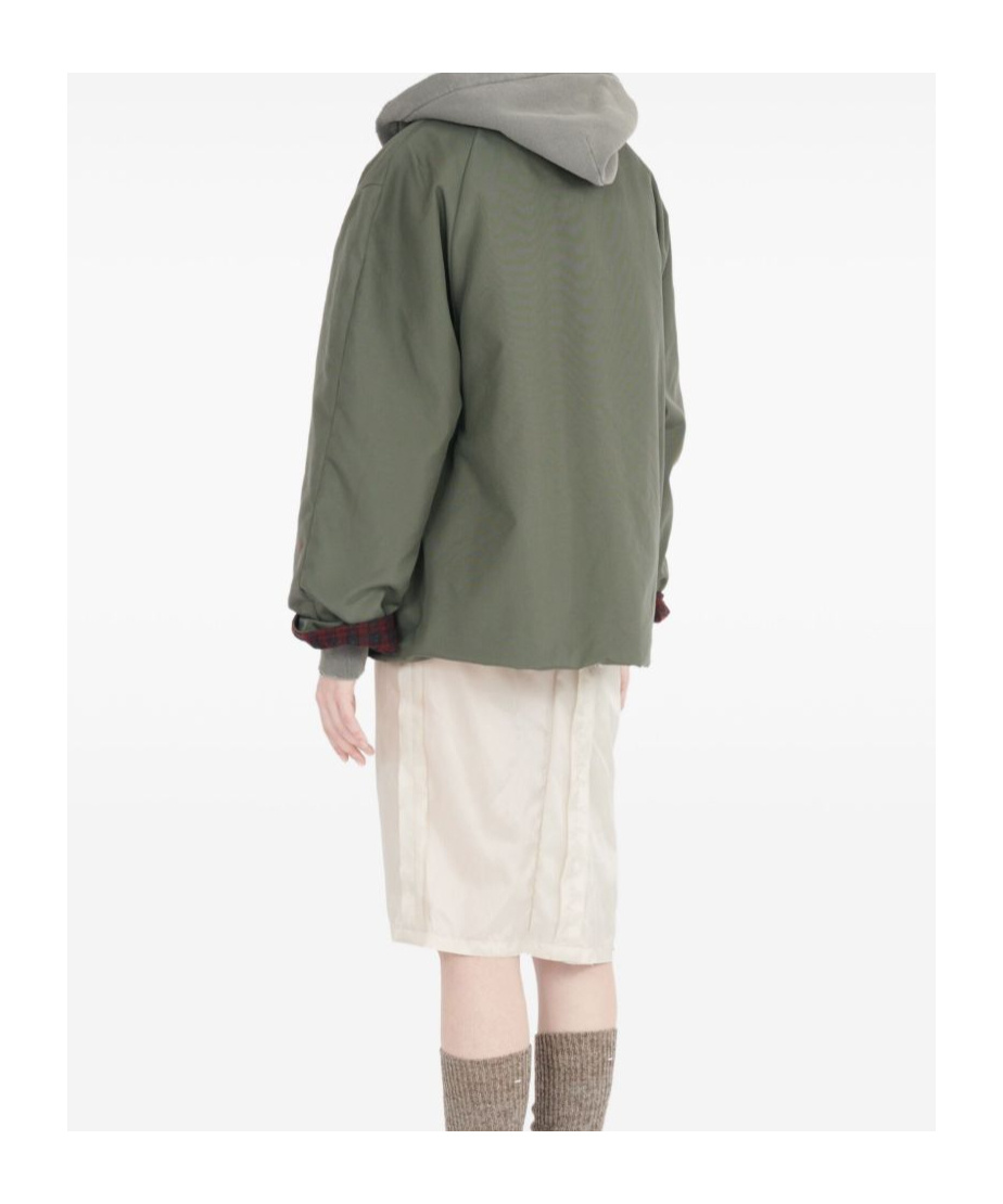 Maison Margiela Plaid Lining Sport Jacket In Gray