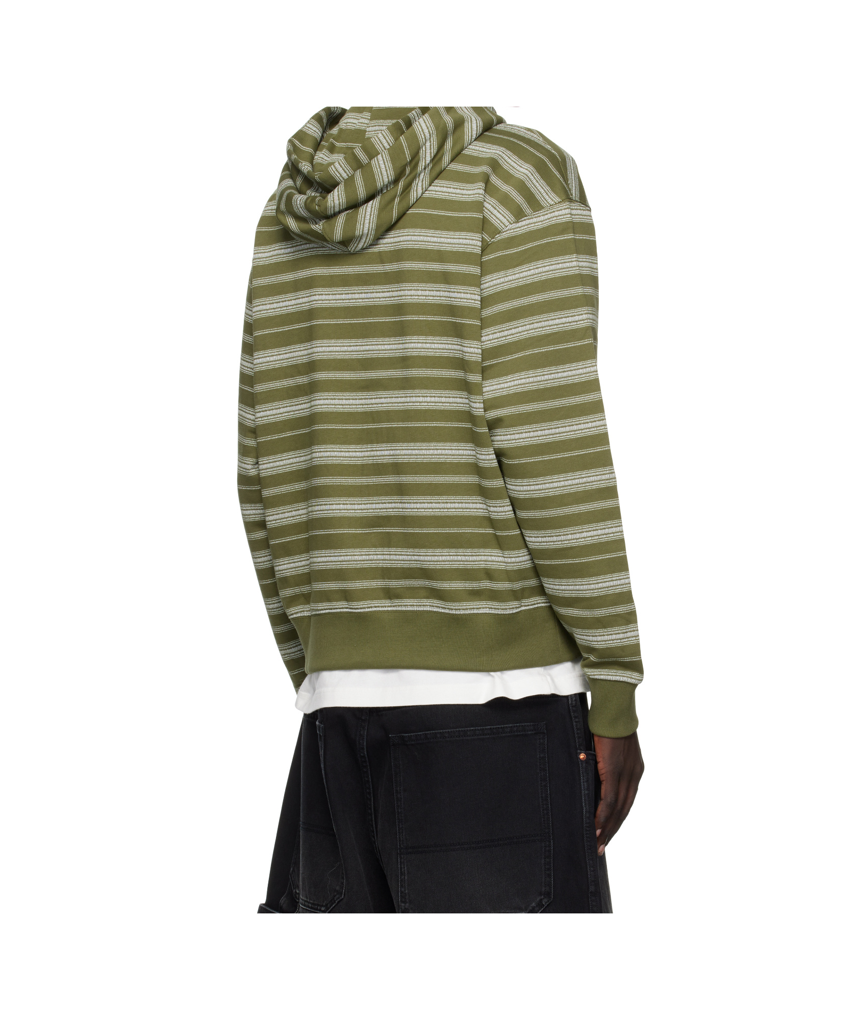 Kenzo Long-sleeved Hoodie In Green