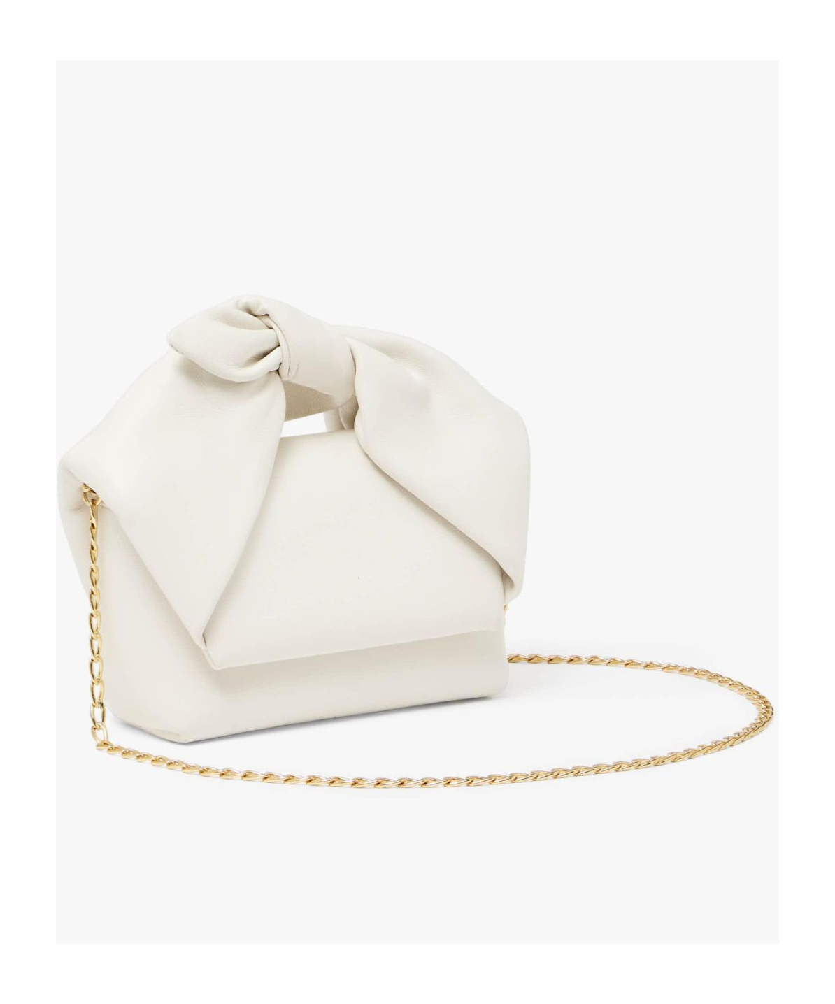 Jw Anderson Twister Mini Crossbody Bag In White