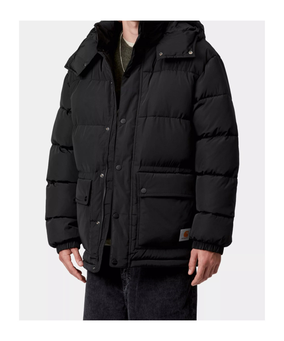 Carhartt Brent Jacket Puffer Jackets Black In Black