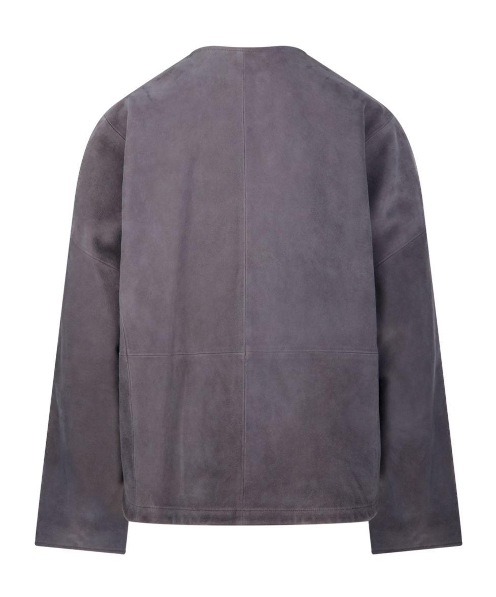 Forte Forte Long-sleeved Casual Jacket In Gray