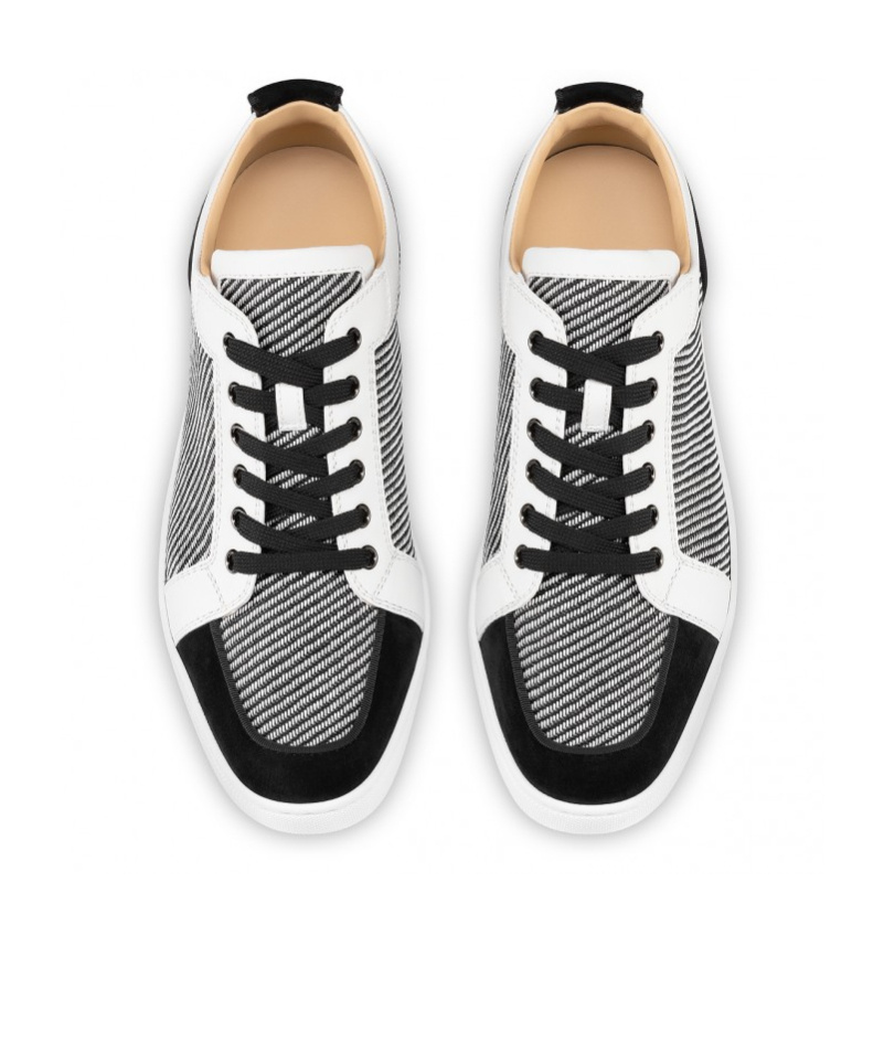 Christian Louboutin Rantulow Low Top Sneakers In Black