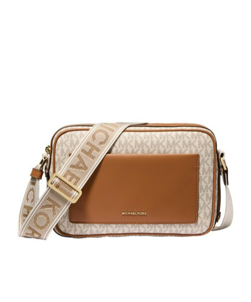 Michael Michael Kors Maeve Monogram-print Crossbody Bag In Brown