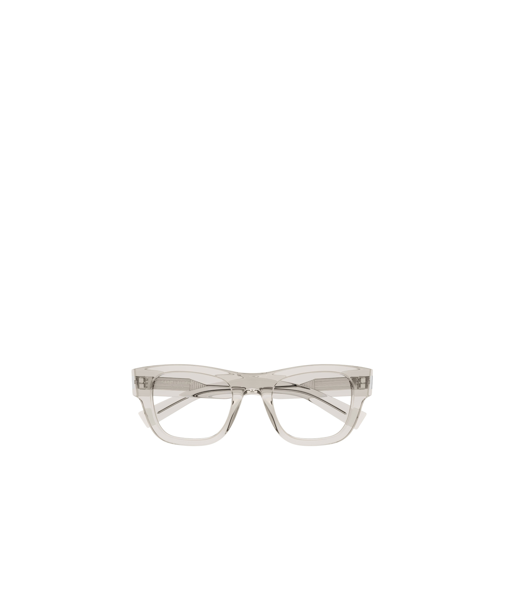 Saint Laurent Square-frame Glasses In White