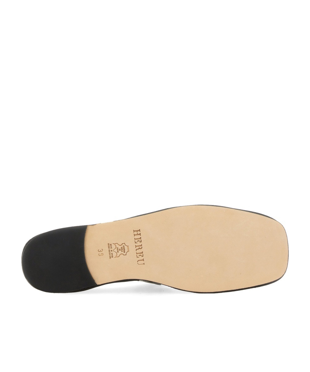 Hereu Women Shoe Llasada Crinkled In Black