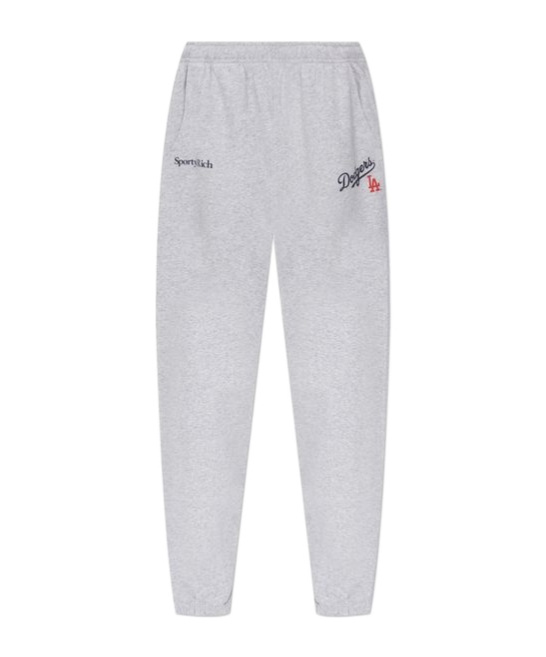 Sporty And Rich Logo Printed Tapered Leg Sweatpant