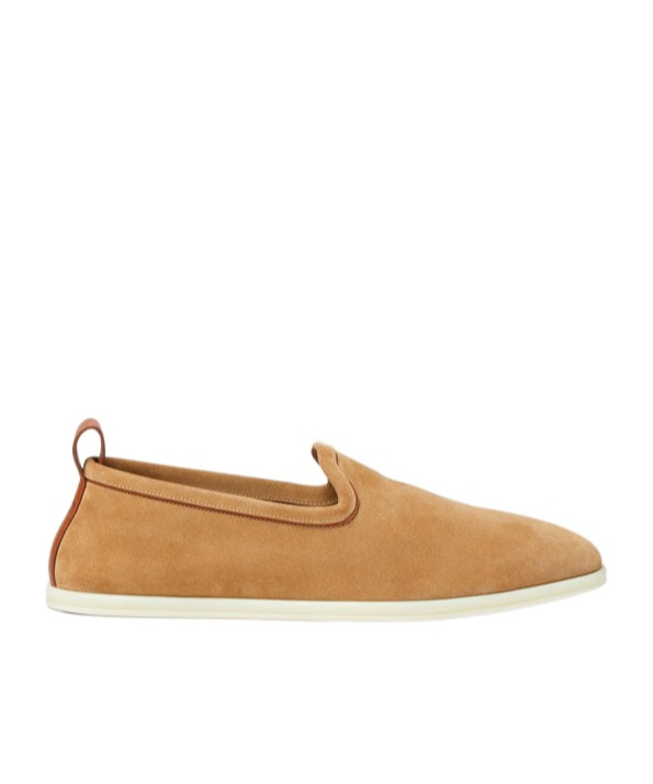 Loro Piana Venice Walk Loafer In Camel